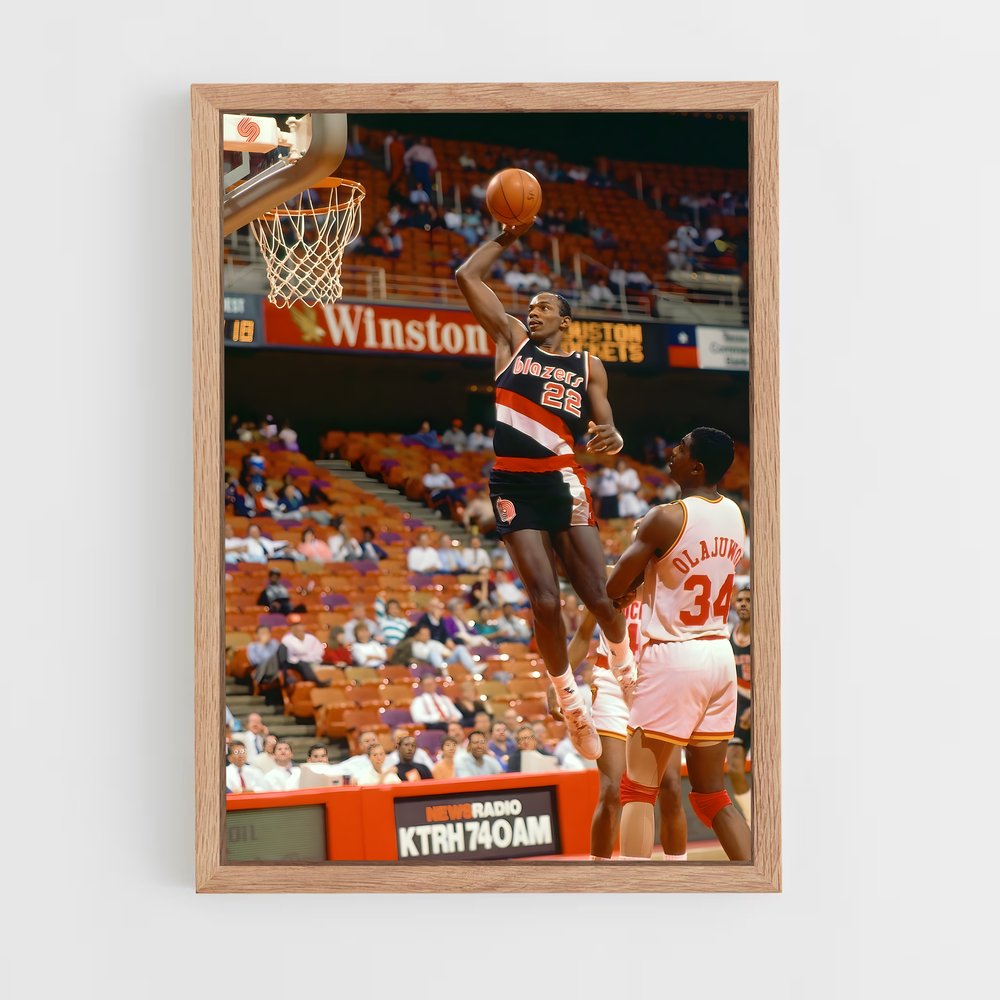 Poster Clyde the Glide – affiche Basketball (vue 4)